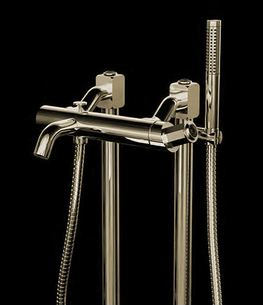 Art Deco Brass Freestanding Bath Tap (61BH)