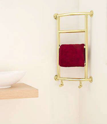 Corner Gold Towel Warmer (111BB)