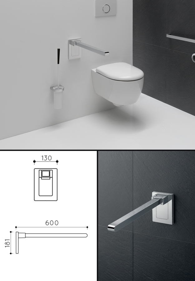 Folding Toilet Grab Bar (150A)