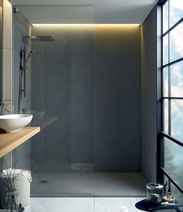 3 Sided Waterproof Shower Wall Panels (71C)