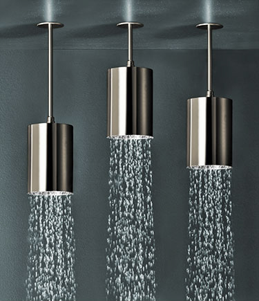Chalice Nickel Ceiling Mounted Shower Head (75AN)