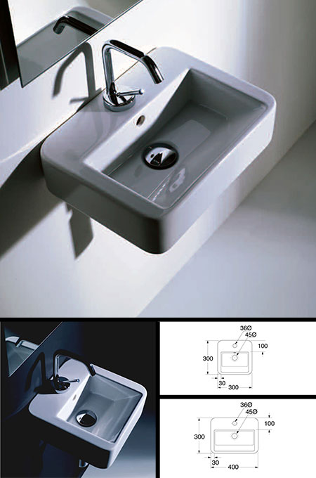 Super Small Cloakroom Wash Basin (49C)
