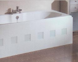 Urban Bath Panel With Glass Insert (231)