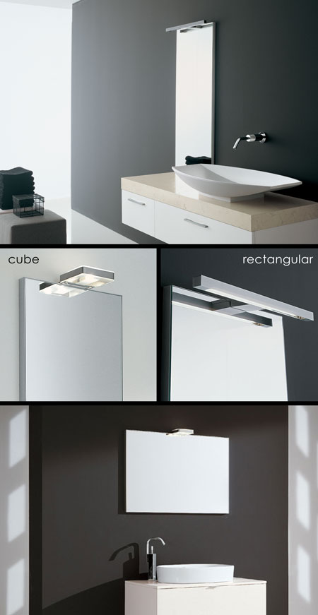 Modern Bathroom Lights on Frameless Bathroom Mirrors   Contemporary Bathroom Mirrors With Lights