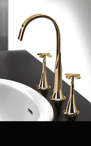 Brushed Stainless Steel Taps Collection