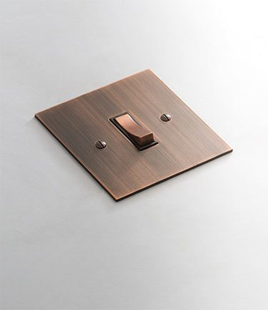 Brushed Copper Electric Sockets & Switches