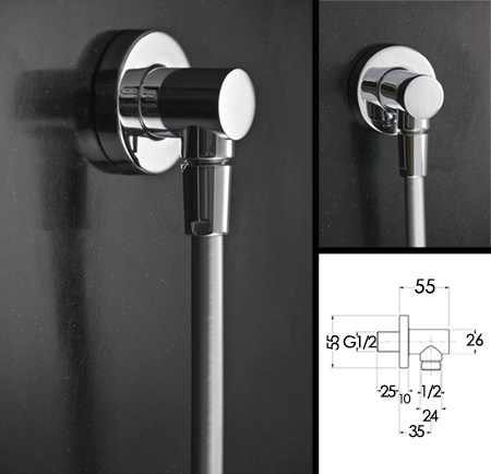 Shower Wall Elbow (79P)