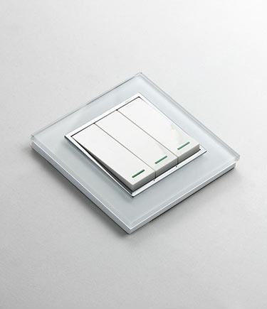 Glass Electrical Light Switch (121A)