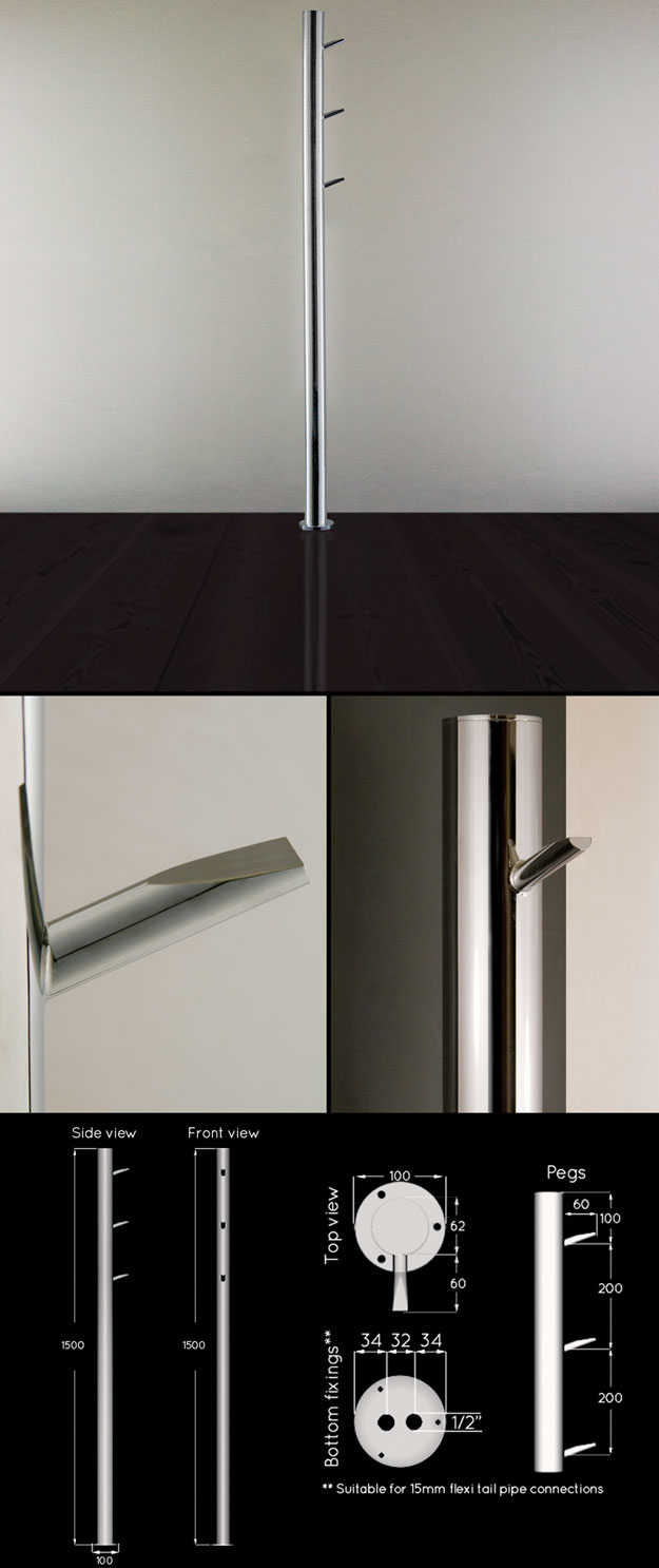 Hot Tree Towel Towel Rail (Floor Mounted) (139)
