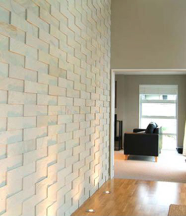 Designhouse on Cream Stone V Tiles Wall Cladding  112h