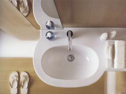 Florence  Bathroom Wash Basin with Offset Side Drainer (51)