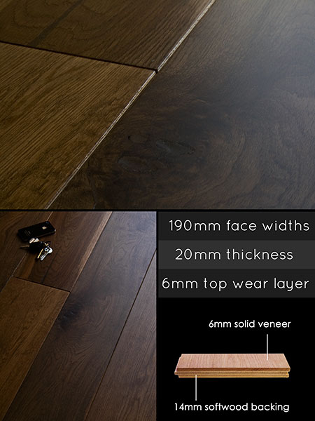 Smoked Oak Engineered Wood Flooring (93R)