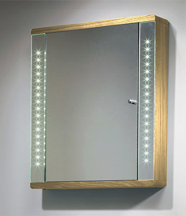 Movie Wooden Bathroom Mirror Cabinet (62F)