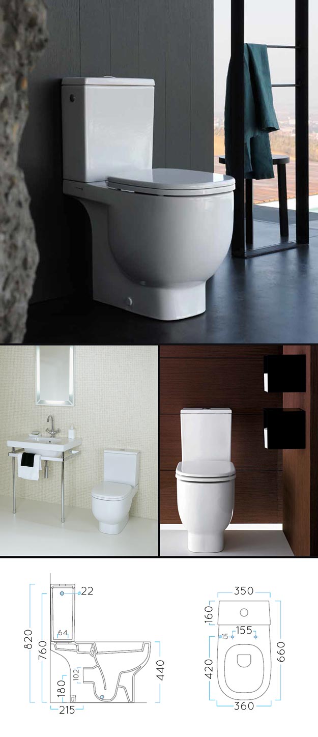 500 Toilet with Cistern (16L)