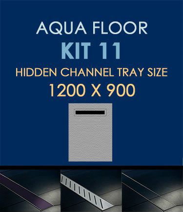 Wet Room Floor Installation Kit 11 with Channel Drain  (184L)