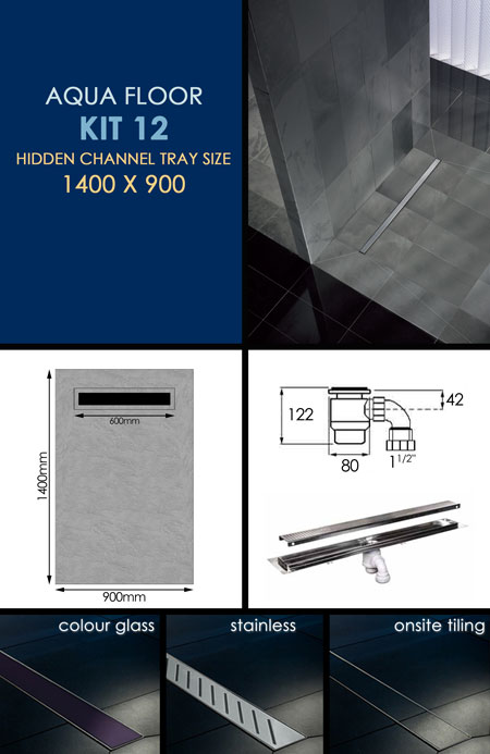 Wet Room Tanking Kit 12 with Channel Drain (84M)