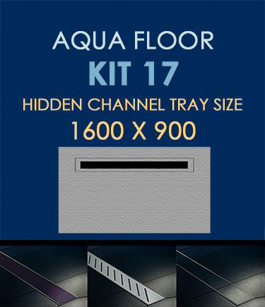 Wet Room Floor Installation Kit 17 with Channel Drain (184S)