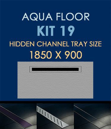 Wet Room Floor Installation Kit 19 with Channel Drain (184U)