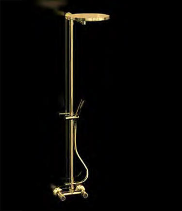 Art Deco Gold Shower Column (61GN)