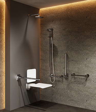Ball Jointed Stainless Doc M Shower Pack (722CS)