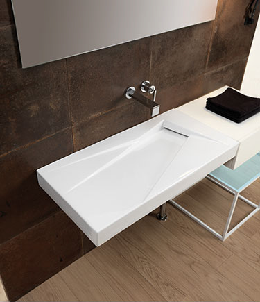 Qube Designer Wall Mounted Sinks (21C)