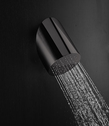 Apex Black Chrome Shower Head (75NBC)