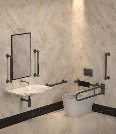 Black Chrome Doc M Toilet Packs