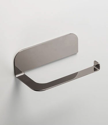 Mia Black Chrome Toilet Paper Holder (32A)