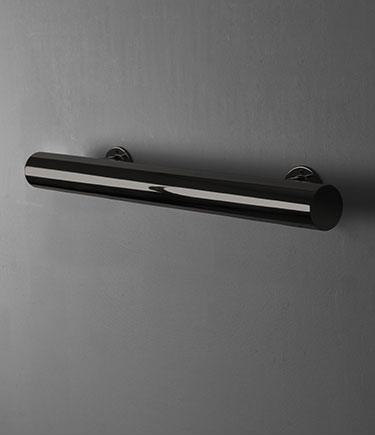 Hot Tube Black Chrome Towel Radiator (58QBC)