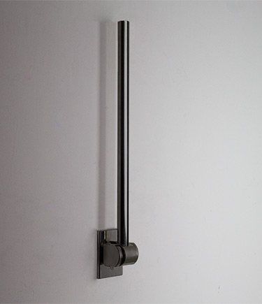 Mode Black Chrome Hinged Straight Grab Bar (MBC6)