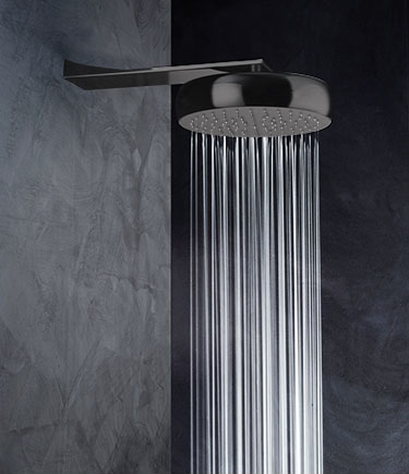 Orb Black Chrome Shower Head (75JBC)