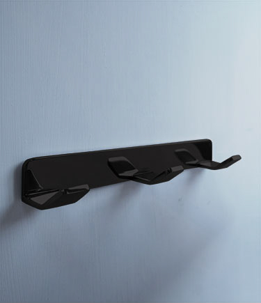 Spa Black Chrome Robe Hook (162JBL)