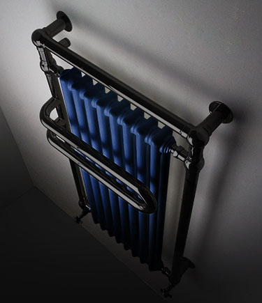 Thomas Black Chrome Towel Radiator (175BC)