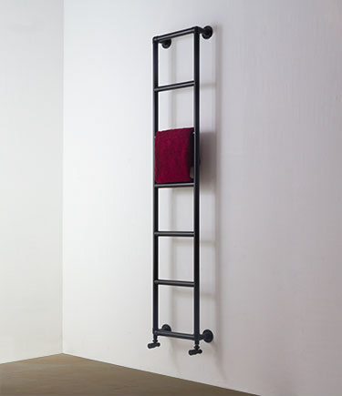 Matt Black Classic Heated Towel Rail (57CMB)