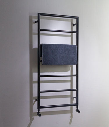 Black Loft Towel Radiator (59ZBL)