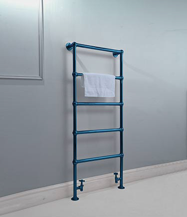 Eden Blue Chrome Towel Warmer (57LBL)