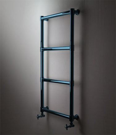 Round Chunky Blue Chrome Towel Warmer (172BL)