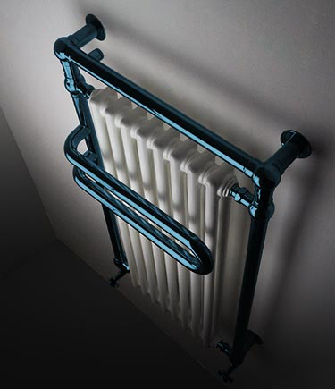 Thomas Blue Chrome Towel Radiator (175BL)