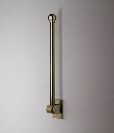 Brass Removable Hinged Ball Grab Bar (157BR)