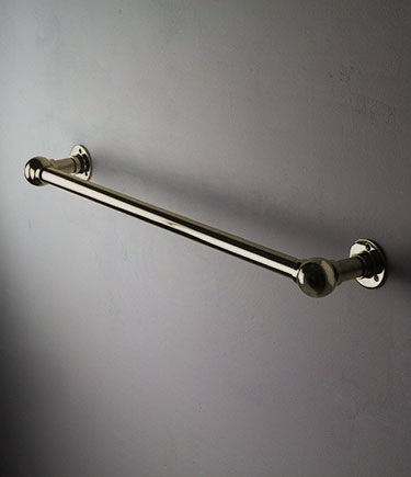 Brass Ball Jointed Grab Towel Bar (150HBR)