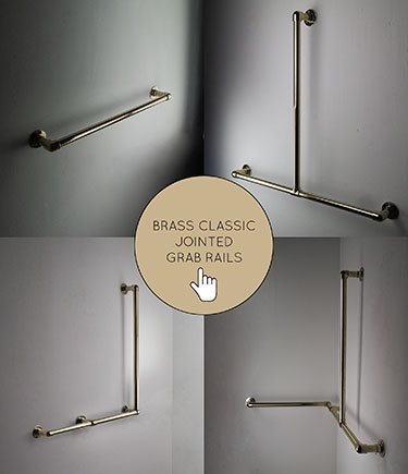 Brass Classic Joint Grab Rails