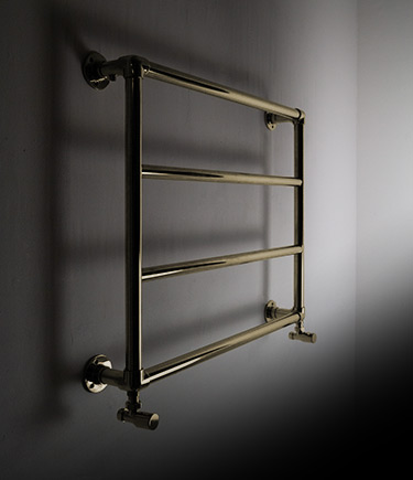 Brass Classic Joint Multi Rail Towel Warmer (11BR)