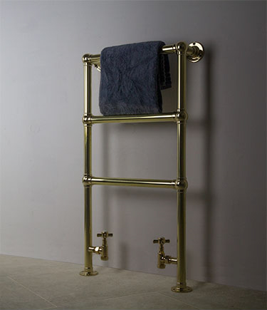 Polished Brass Eden Ball Jointed Towel Rail (57LPB)