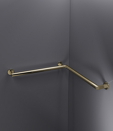 Etch Black Chrome Corner Grab Rail (ETBC14)
