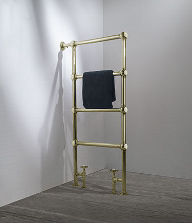 Brass Henry Freestanding Towel Warmer (57ZPB)