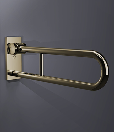 Helo Brass Hinged Double Grab Bar (HLB8)