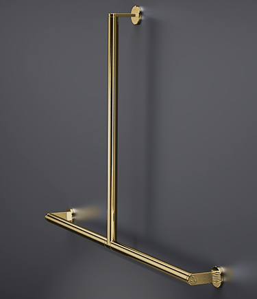 Helo Brass T-Shaped Grab Supporting Bar (HLB9)