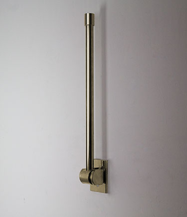 Brass Removable Hinged Straight Grab Bar (156BR)