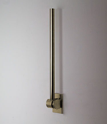 Brass Removable Hinged Modern Grab Bar (159BR)