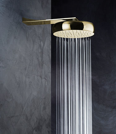 Orb Brass Shower Head (75JBR)